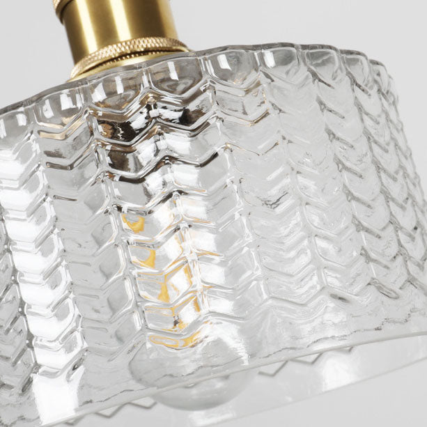 Brass and Glass Jar Pendant