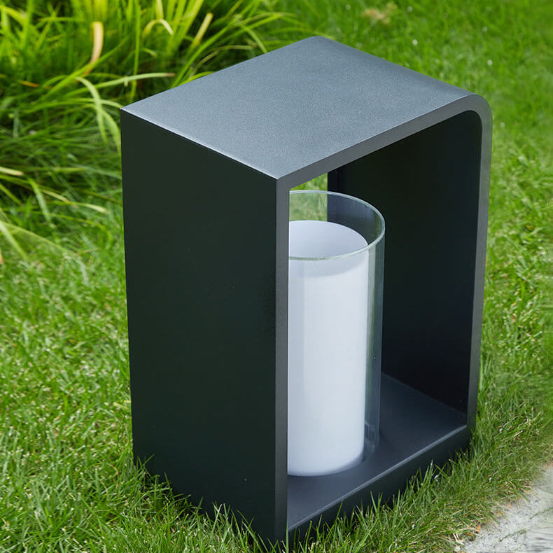 Solar Path Lights Stainless Steel Square | Waterproof Garden Light, Tri Color Remote