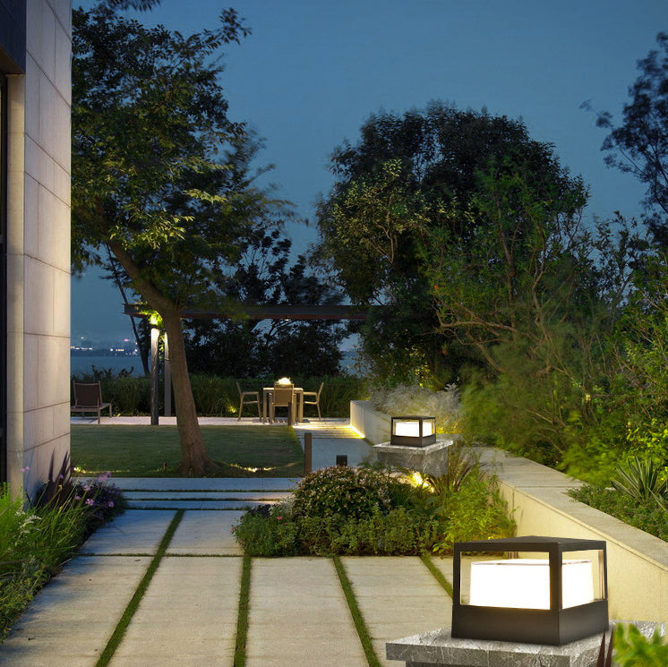 LED Landscape Path Light Cylinder Aluminum | Waterproof Outdoor Garden Light