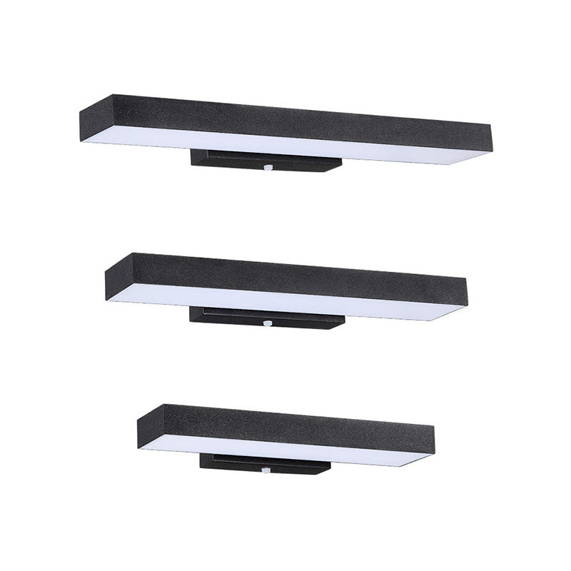 Rectangular Outdoor Sensor Wall Light