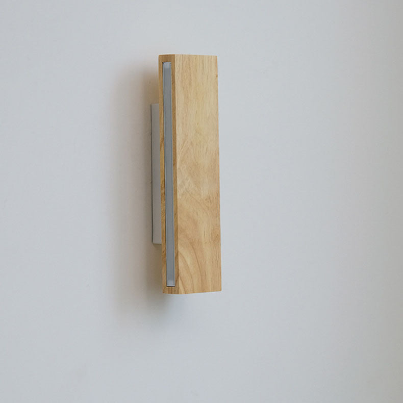 Wood Bar Rotatable Wall Sconce
