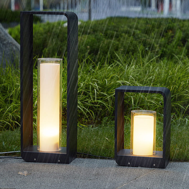 Solar Path Lights Stainless Steel Square | Waterproof Garden Light, Tri Color Remote