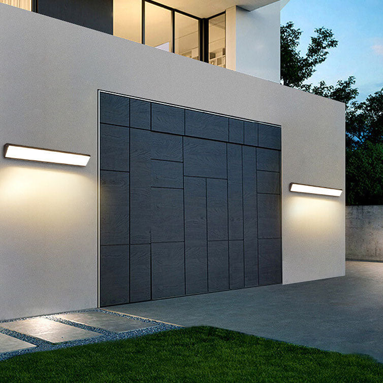 Long Bar Outdoor Wall Light