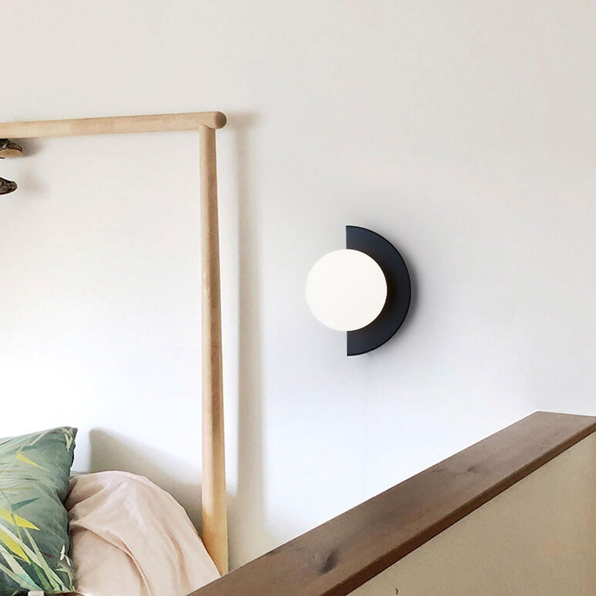 Glass Sphere Wall Sconce