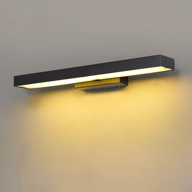 Rectangular Outdoor Sensor Wall Light