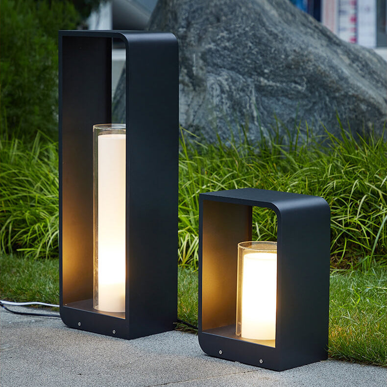 Solar Path Lights Stainless Steel Square | Waterproof Garden Light, Tri Color Remote