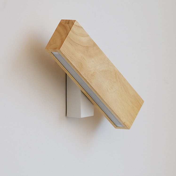 Wood Bar Rotatable Wall Sconce