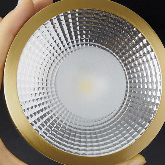 Ultra Thin Copper Flush Mount Light