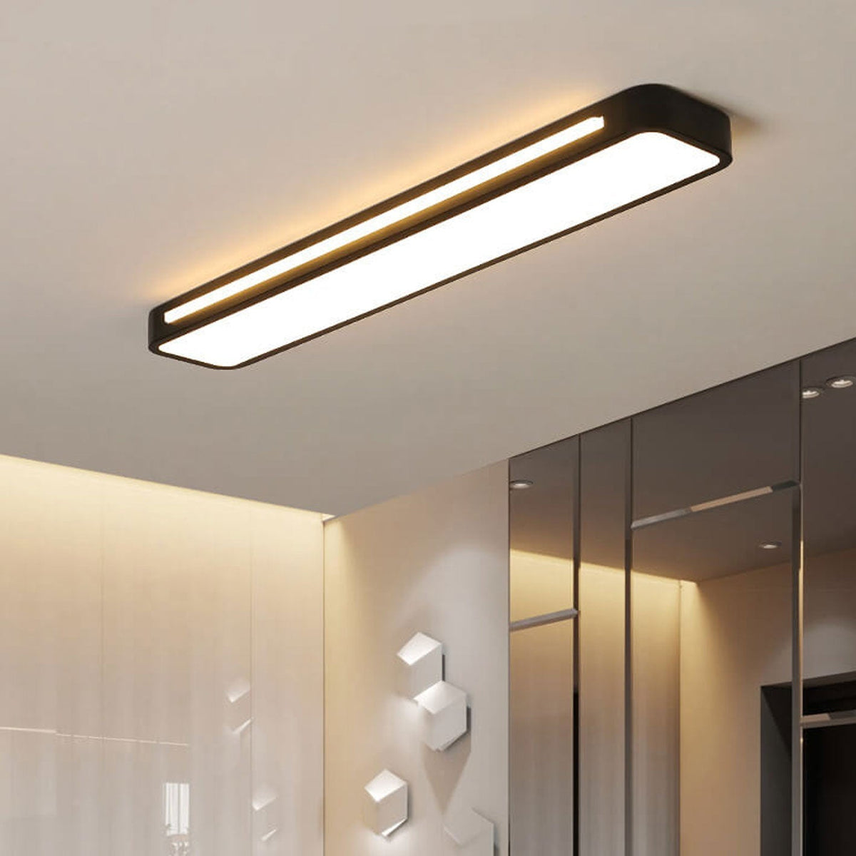 Linear Flush Mount Ceiling Light