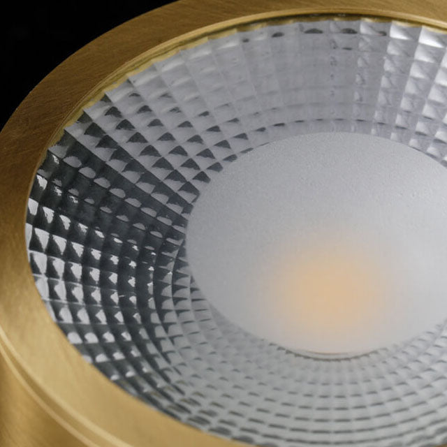 Ultra Thin Copper Flush Mount Light