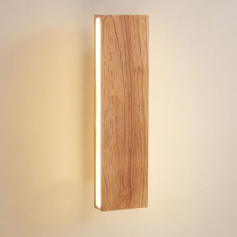 Wood Bar Rotatable Wall Sconce