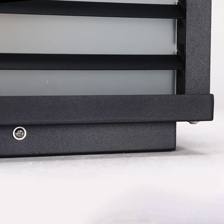 Square Solar Post Light