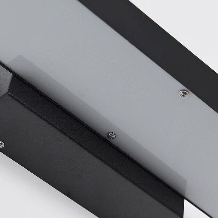 Rectangular Outdoor Sensor Wall Light