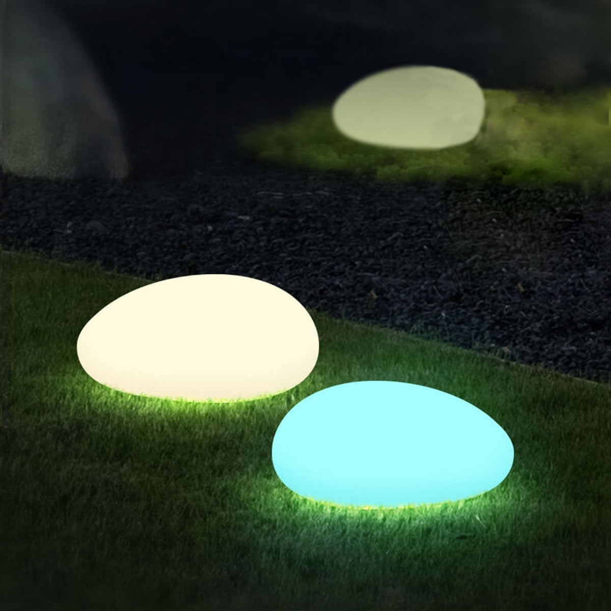 Solar Globe Lawn Light
