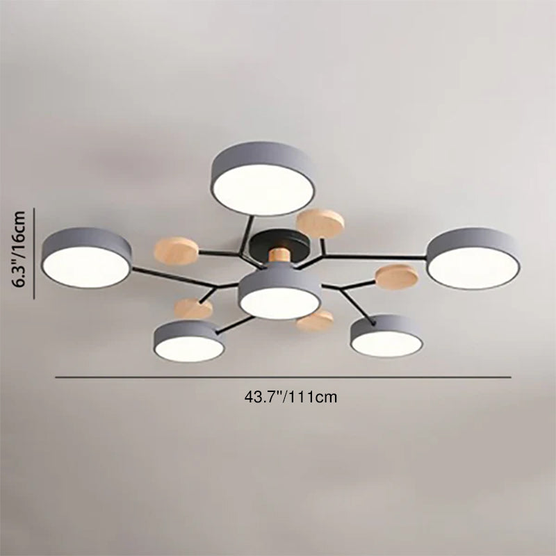 Molecule Branch Ceiling Light
