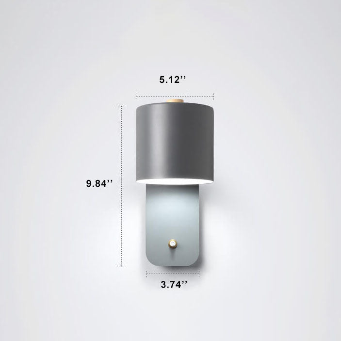 Mello Rotating Cylinder Wall Sconce