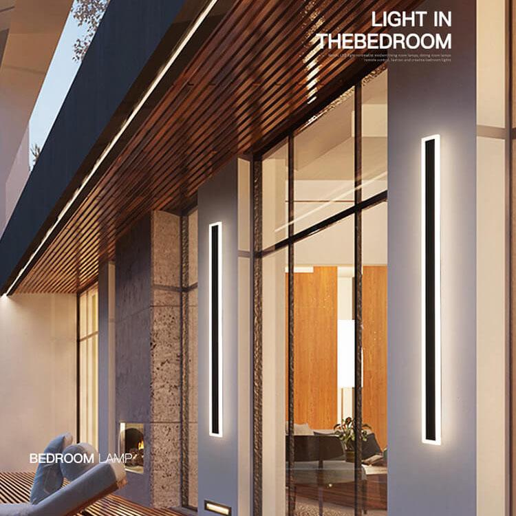 Slim Bar Outdoor Wall Light