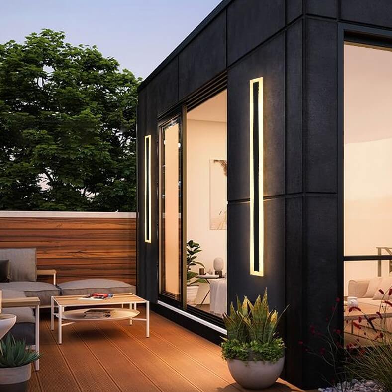 Slim Bar Outdoor Wall Light
