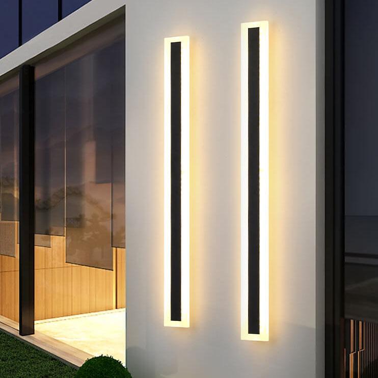 Slim Bar Outdoor Wall Light