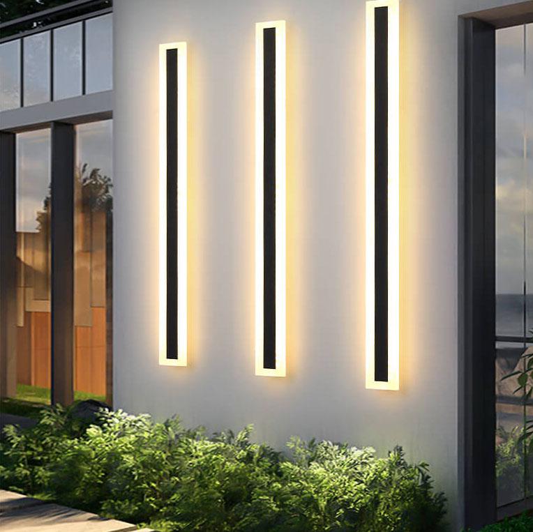 Slim Bar Outdoor Wall Light