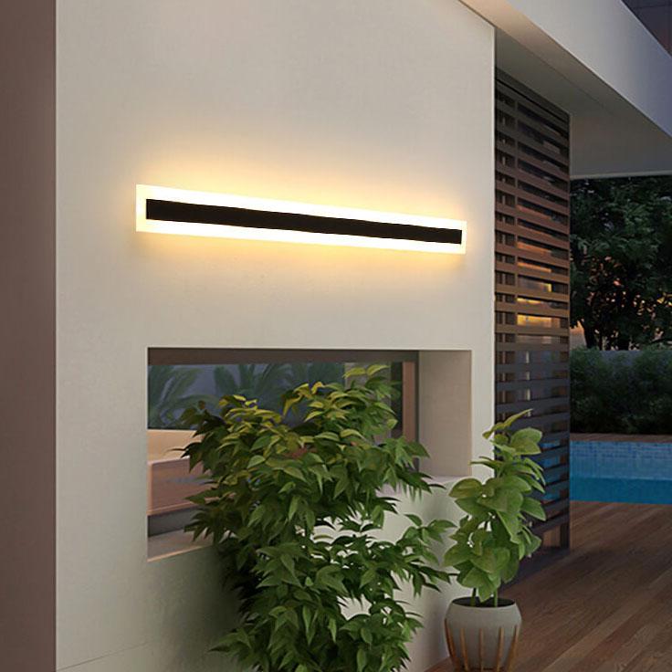 Slim Bar Outdoor Wall Light