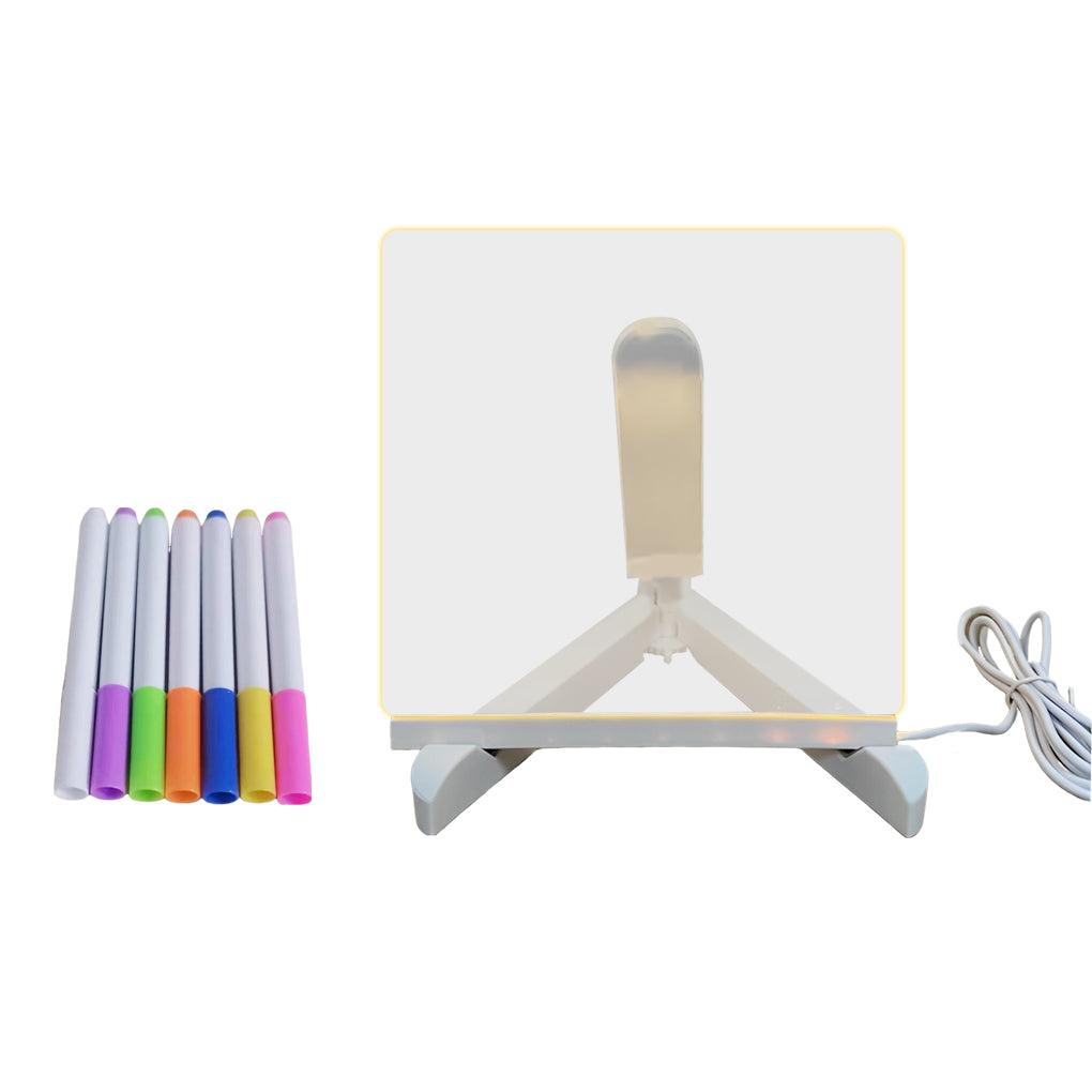 LED Acrylic Message Board Table Lamp