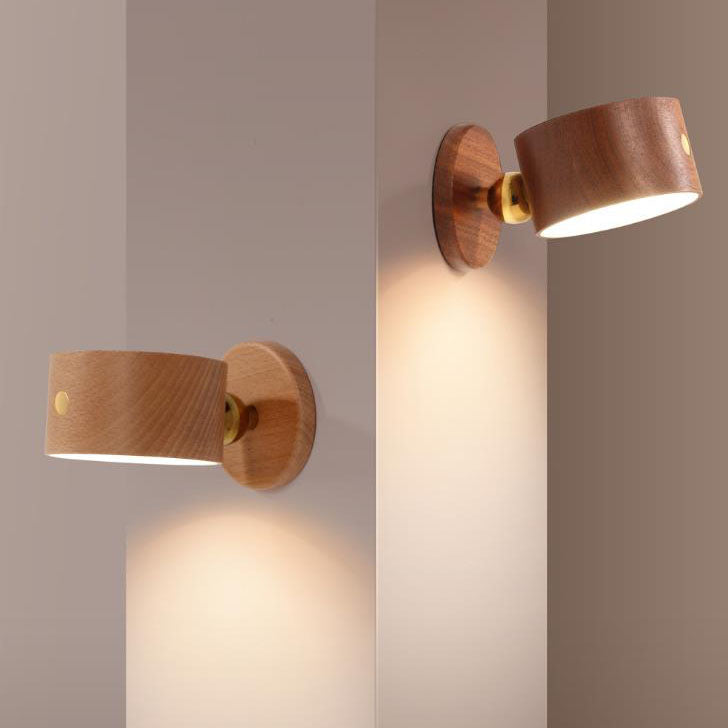 USB Rechargeable Wood Night Light