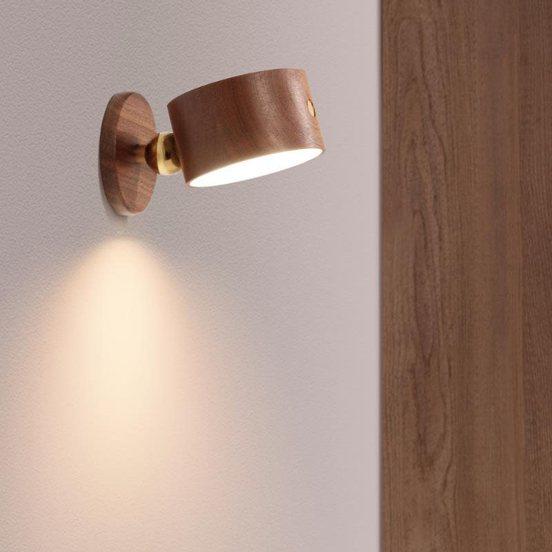 USB Rechargeable Wood Night Light