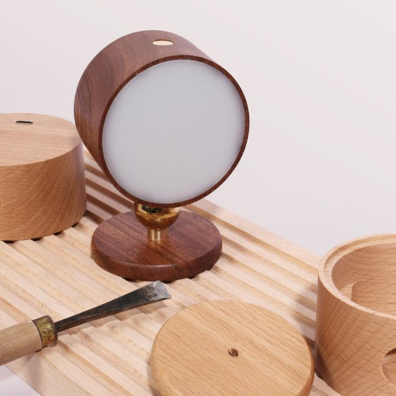 USB Rechargeable Wood Night Light