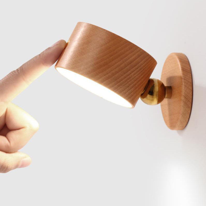 USB Rechargeable Wood Night Light