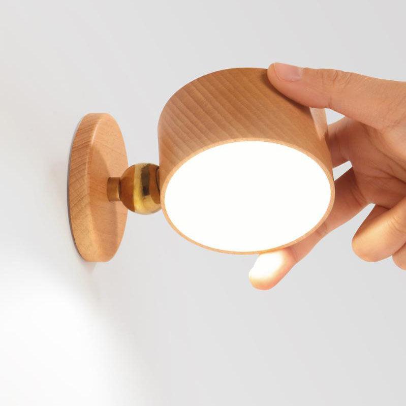 USB Rechargeable Wood Night Light