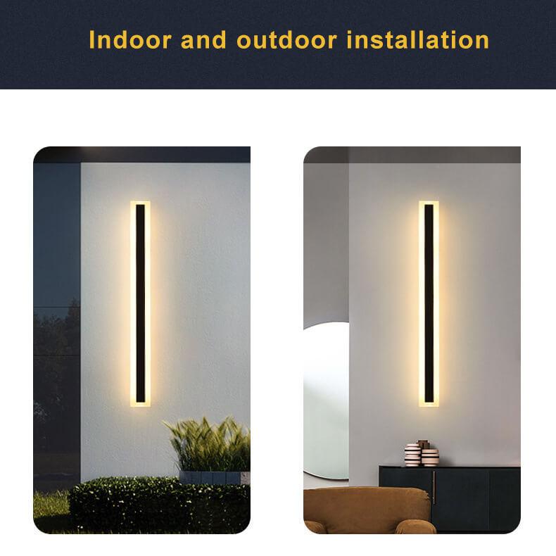 Slim Bar Outdoor Wall Light