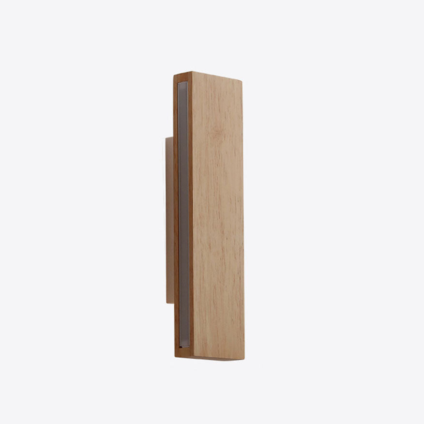 Wood Bar Rotatable Wall Sconce