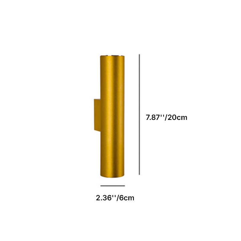 Cylindrical LED Wall Sconce