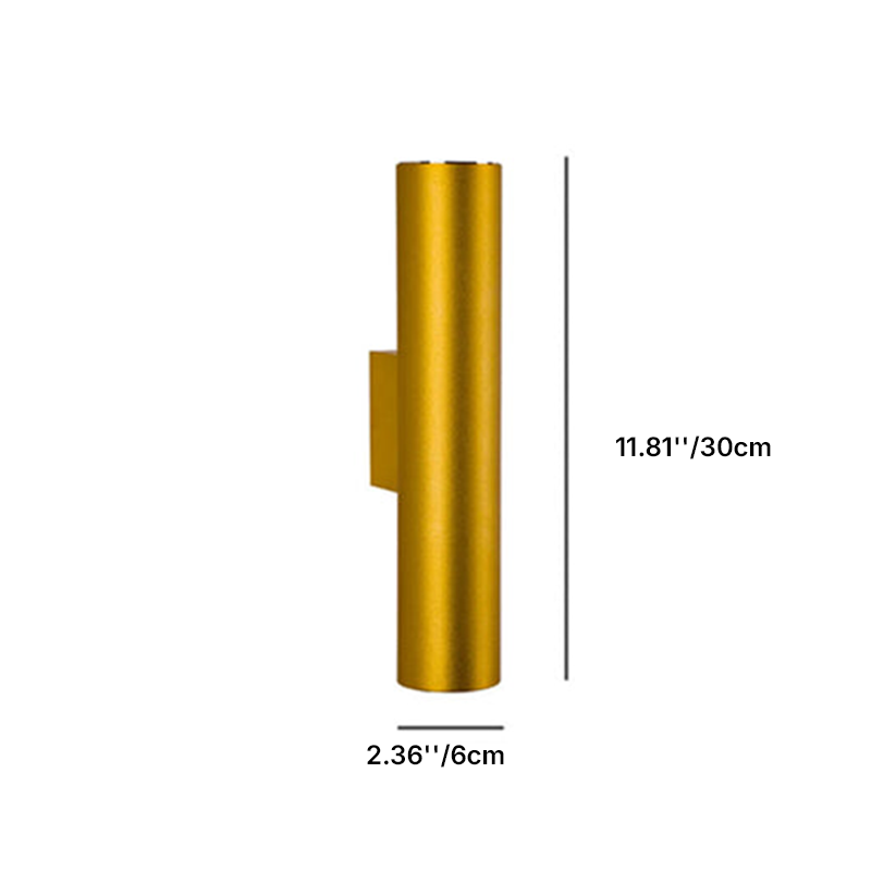 Cylindrical LED Wall Sconce
