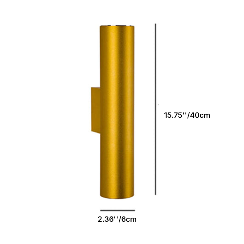 Cylindrical LED Wall Sconce