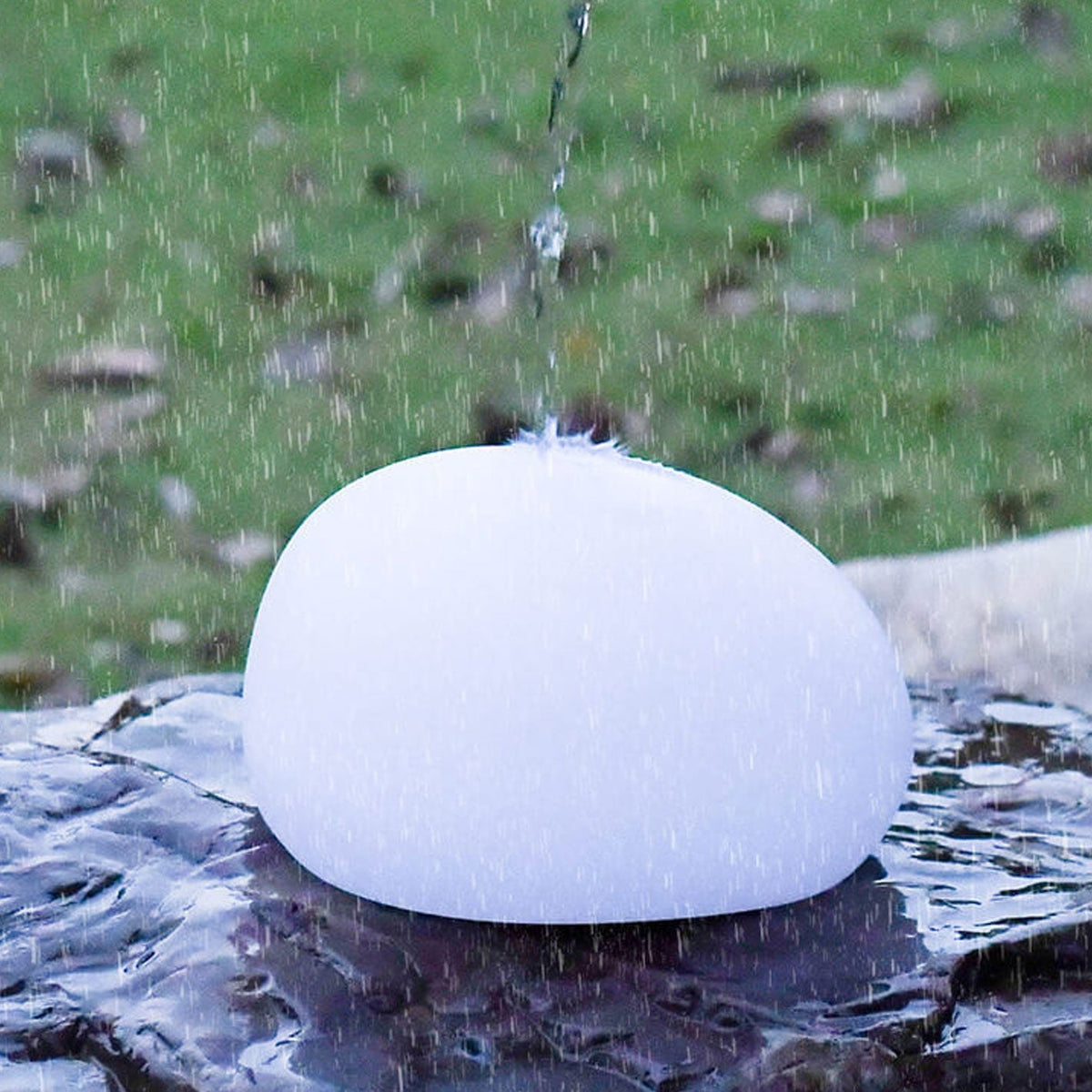 Solar Globe Lawn Light
