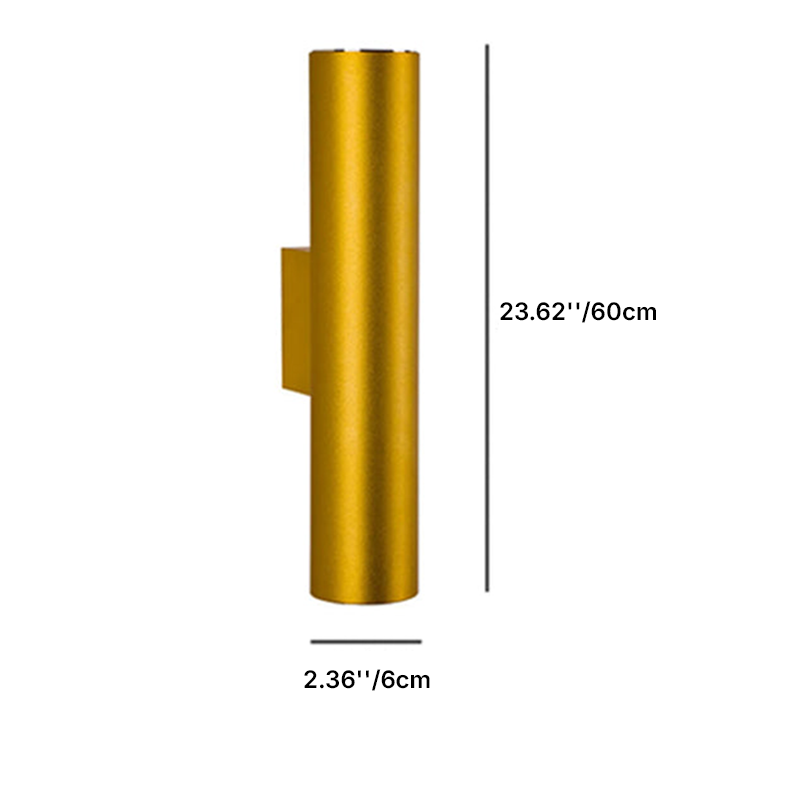 Cylindrical LED Wall Sconce