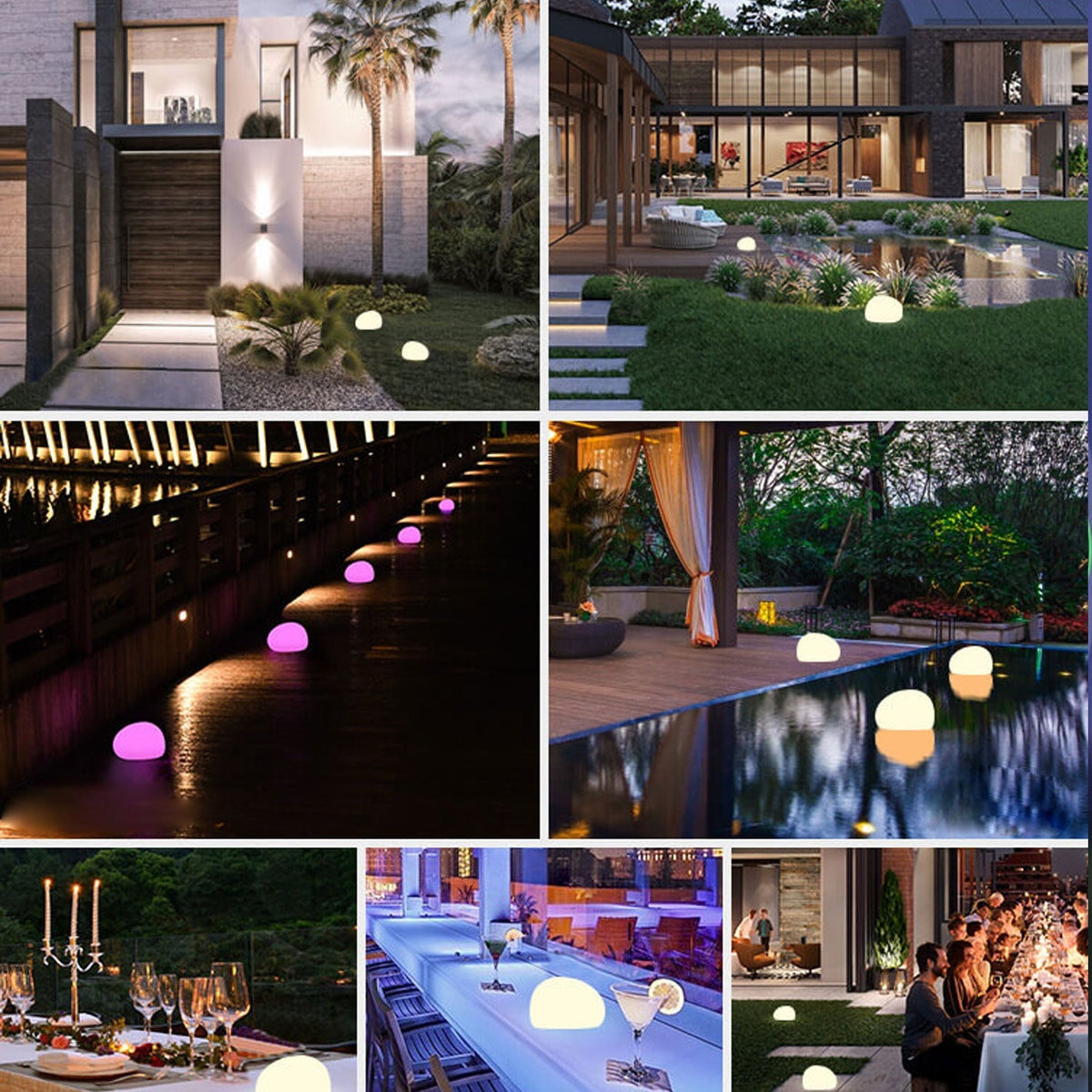 Solar Globe Lawn Light