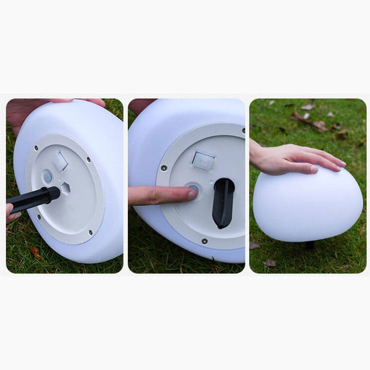 Solar Globe Lawn Light