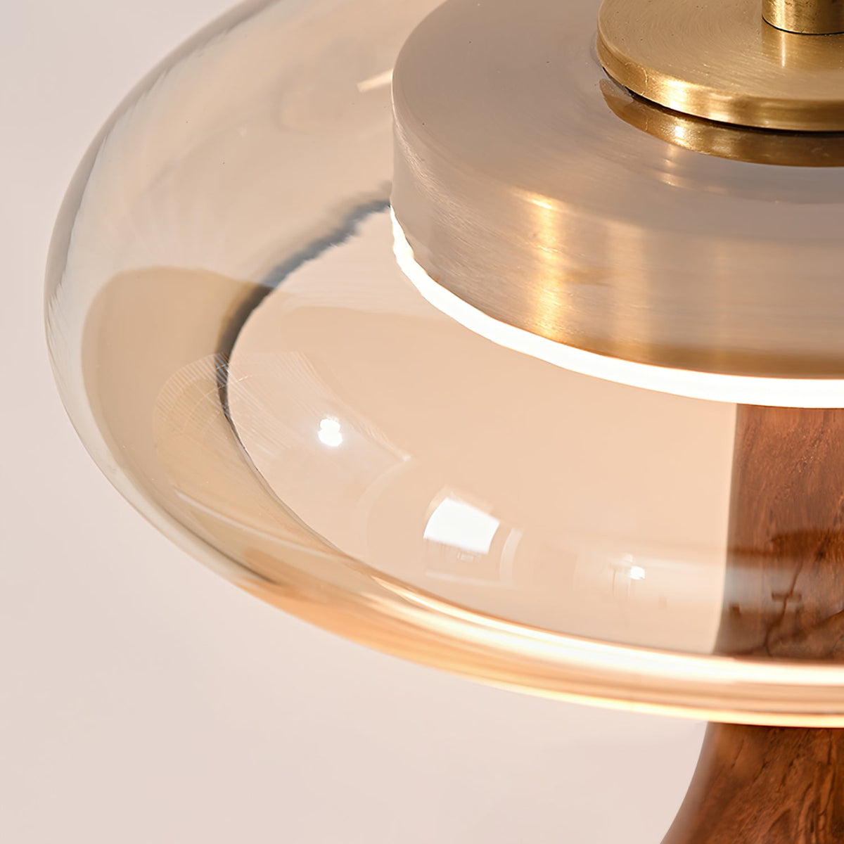 Veyra Modern Glass LED Table Lamp