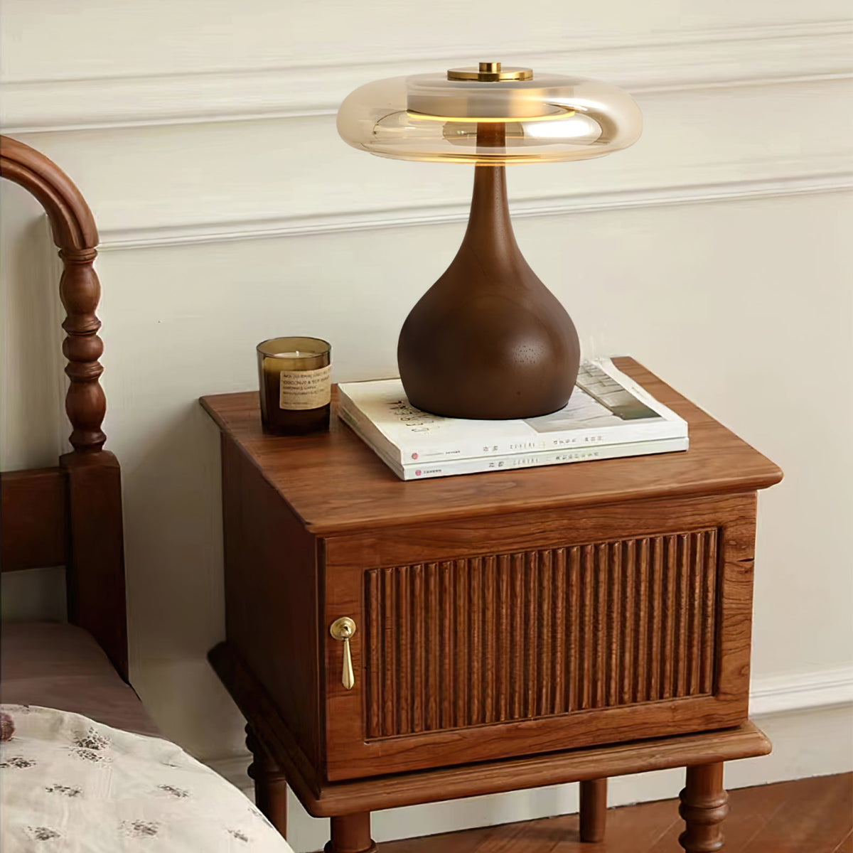 Veyra Modern Glass LED Table Lamp
