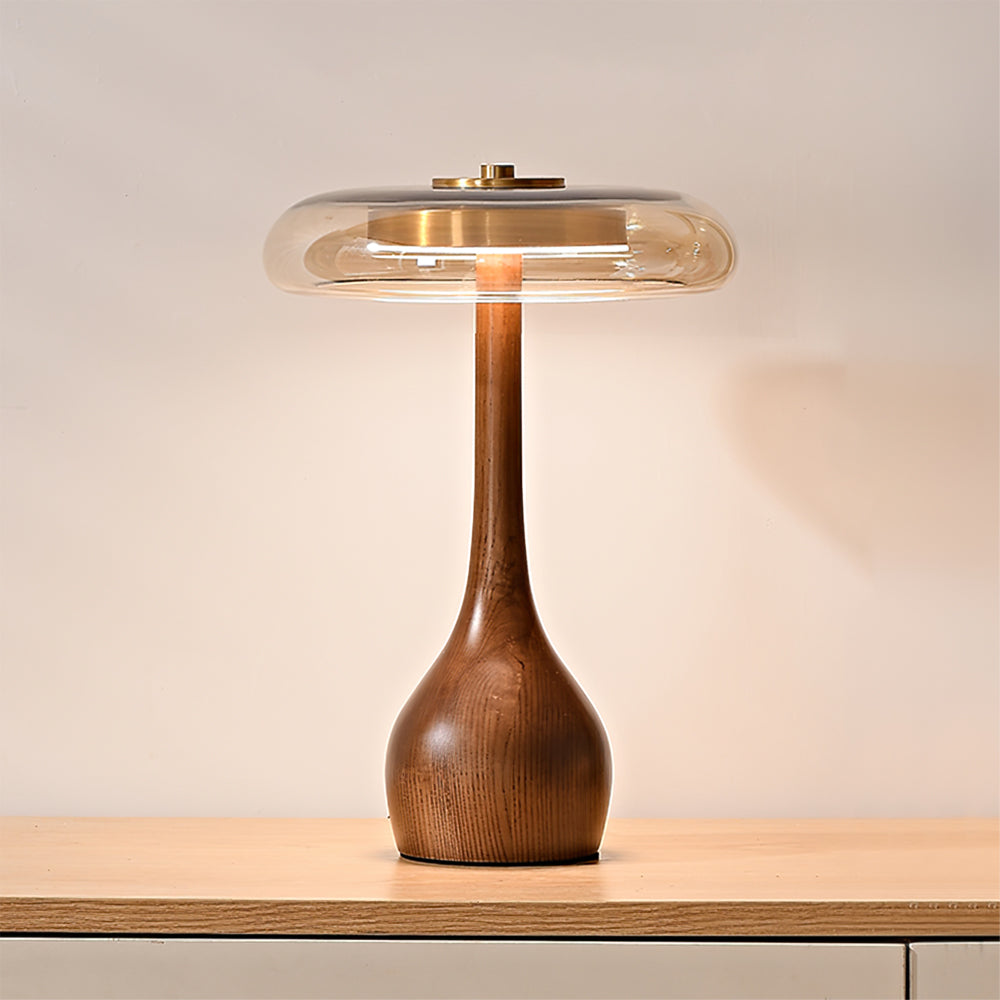 Veyra Modern Glass LED Table Lamp