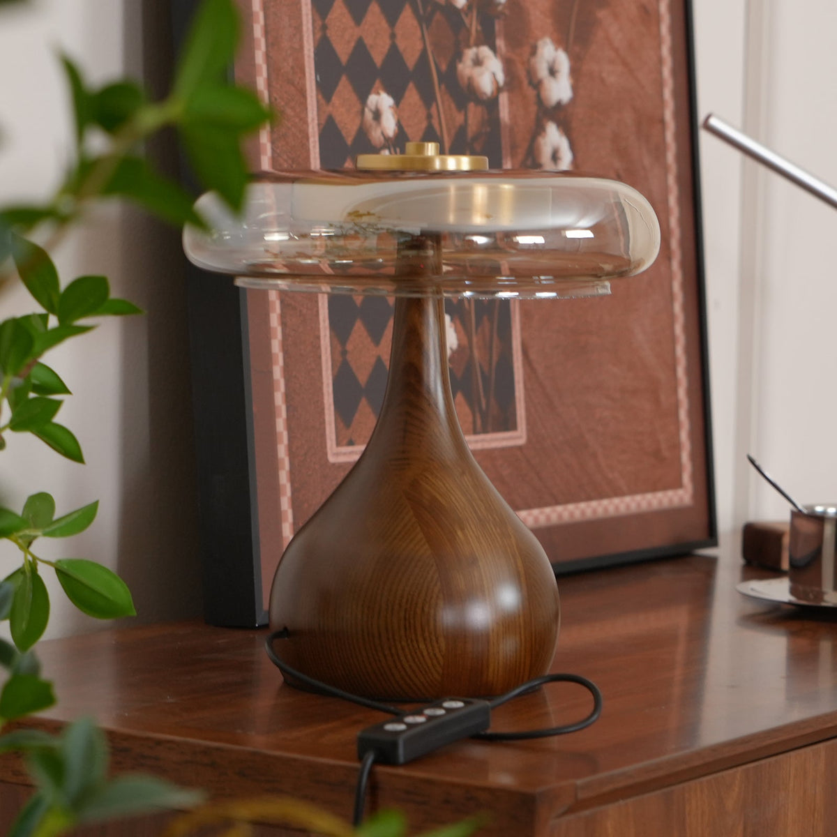 Veyra Modern Glass LED Table Lamp