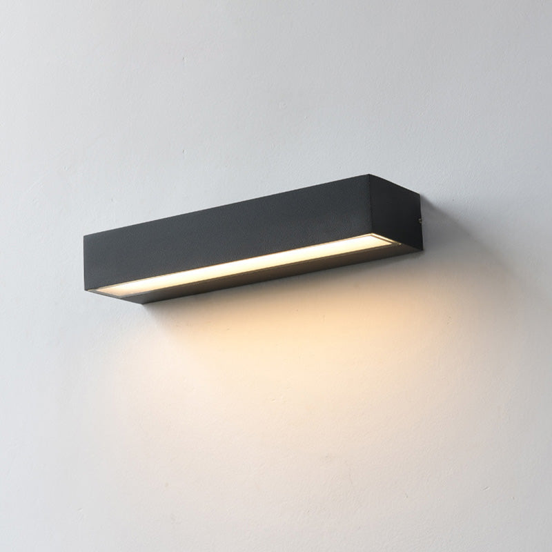 Rectangular Garden Wall Sconce