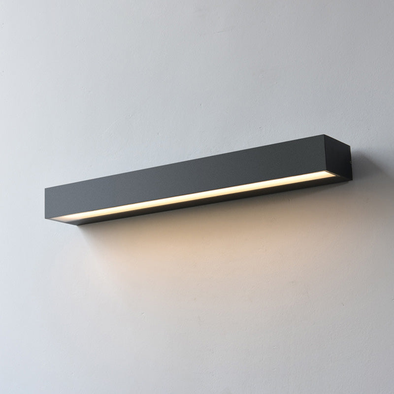Rectangular Garden Wall Sconce