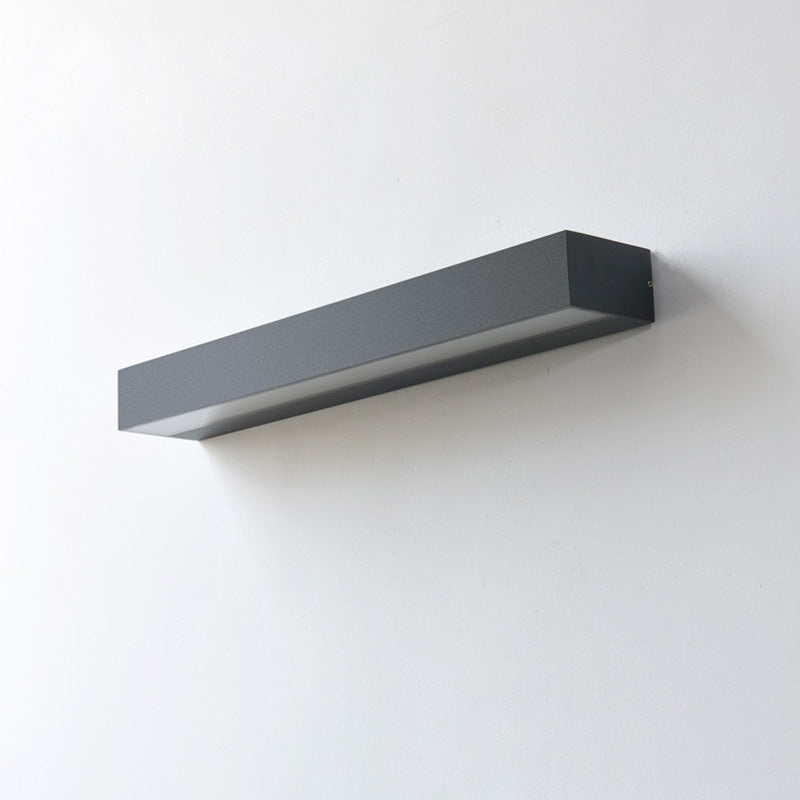 Rectangular Garden Wall Sconce