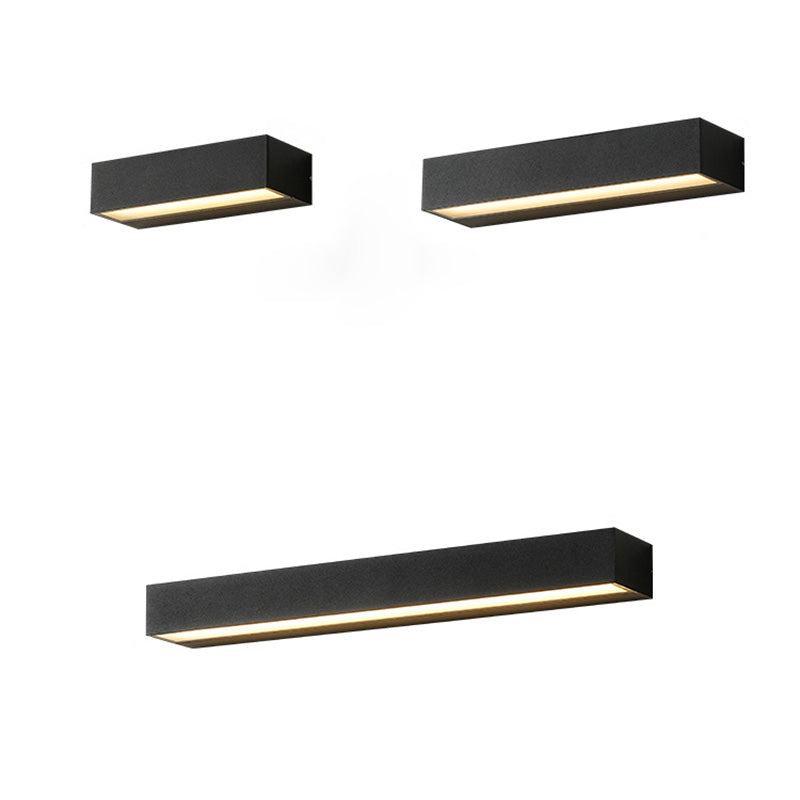 Rectangular Garden Wall Sconce
