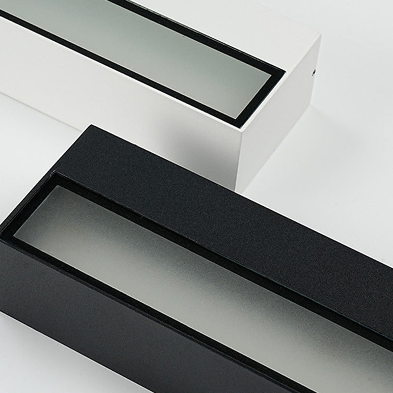 Rectangular Garden Wall Sconce