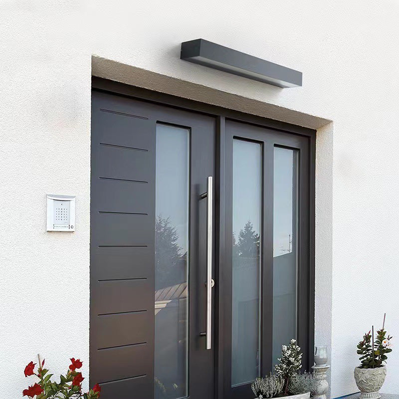 Rectangular Garden Wall Sconce